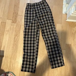 BRANDY MELVILLE PLAID PANTS
